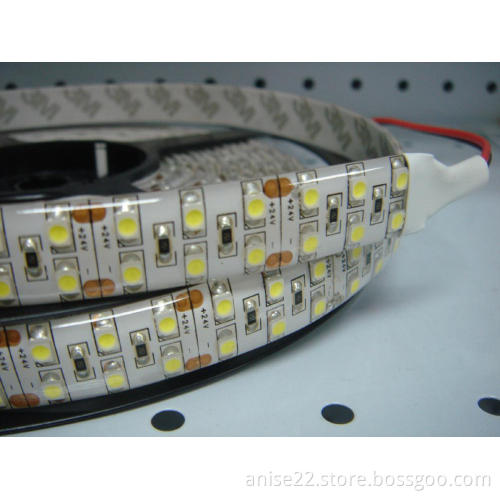 Double Row DC 24V Flexible LED Strip Lights, 5050, 120LEDs/meter, 600LEDs for 5m
